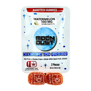 100MG Watermelon Nano THC Gummies - 2 PCS